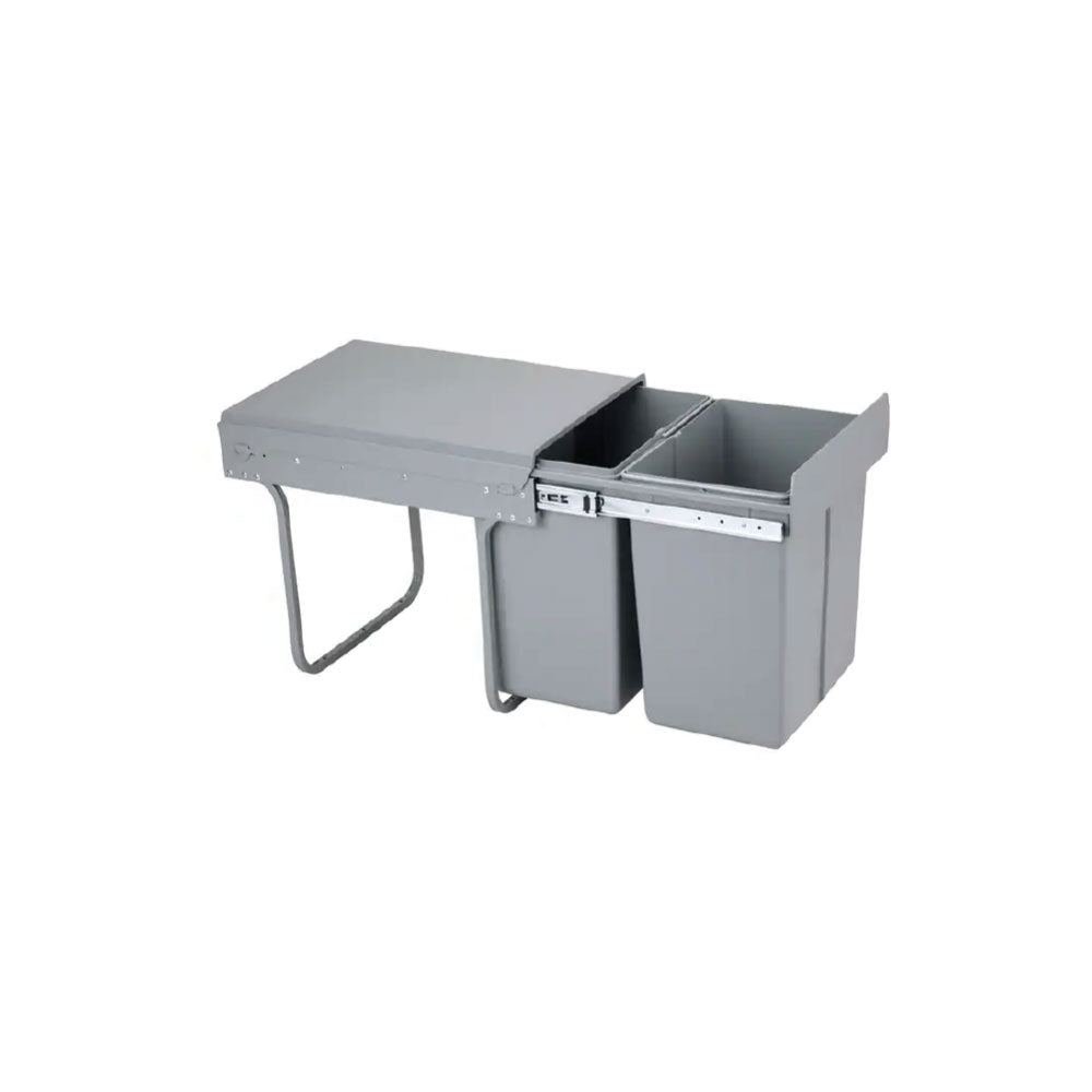 Tacho para cocina 20+20lt gris