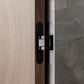 Bisagra oculta italy matte black 30x140mm