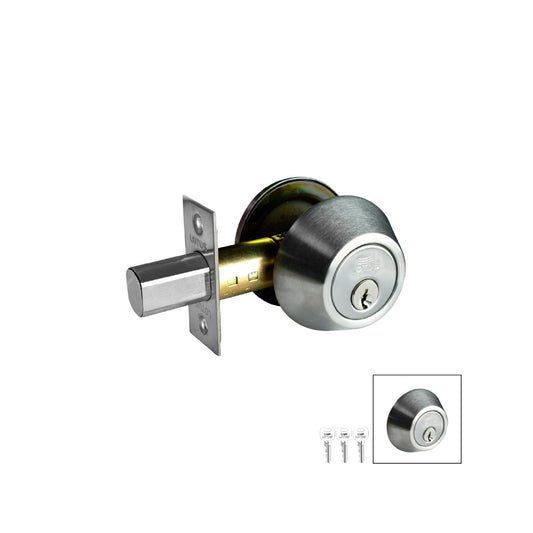 Cerrojo de seguridad round acero inoxidable llave-llave